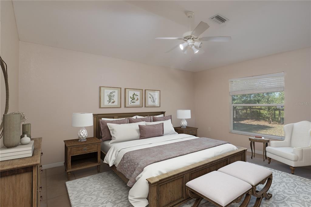 6375 Southwest 63rd Street Ocala, FL 34474 - Photo 7 of 35 a bedroom with a bed and window