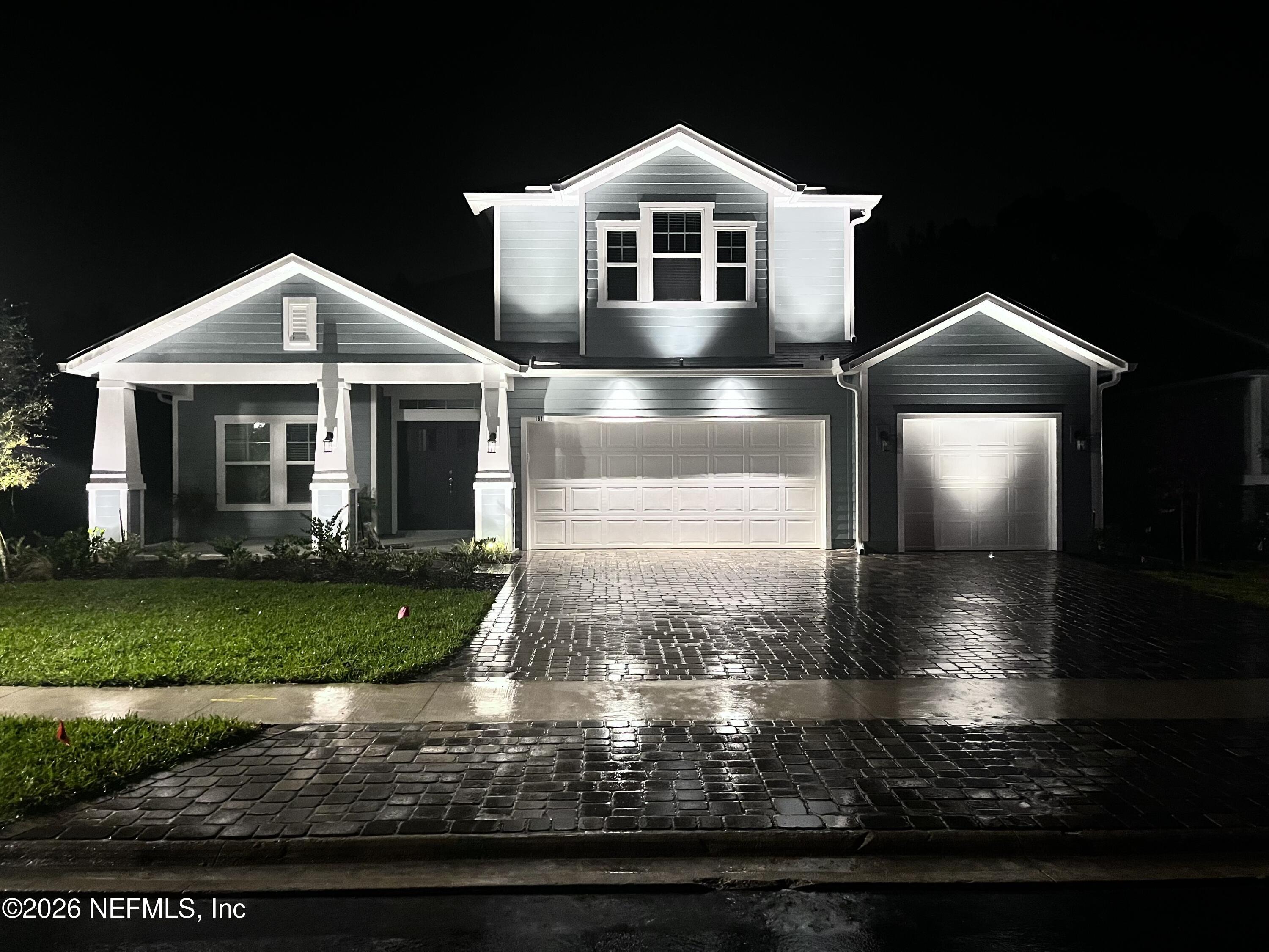 161 Archstone Way Street St. Augustine, FL 32092 - Photo 4 of 55 a front view of a house with yard