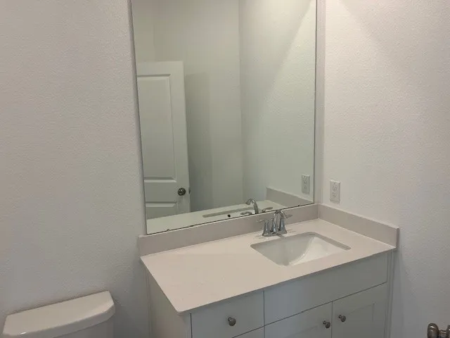 a workspace with furniture and window