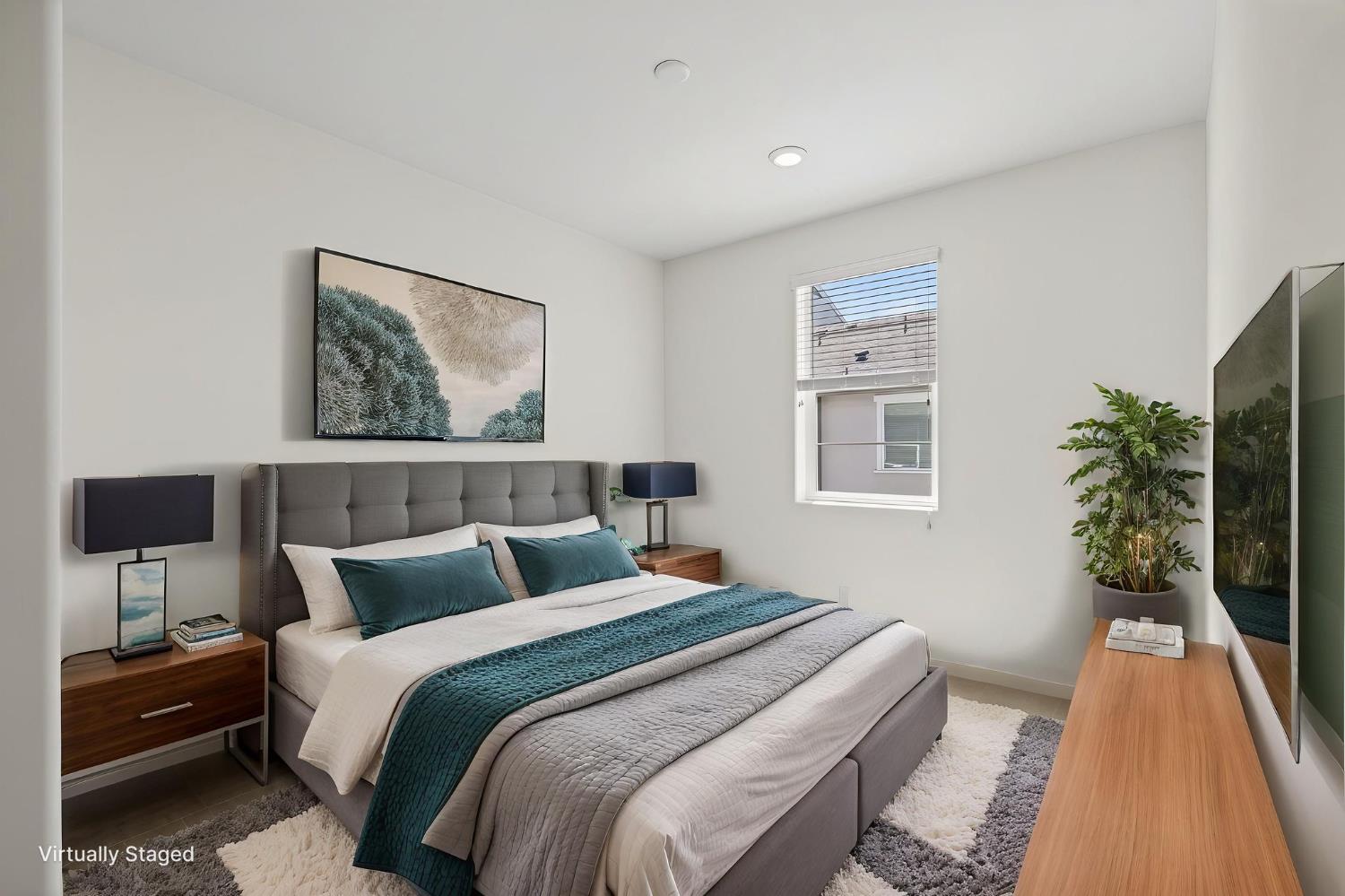3080 Windwalker Walk Sacramento, CA 95833 - Photo 38 of 61 a bedroom with bed and wooden floor