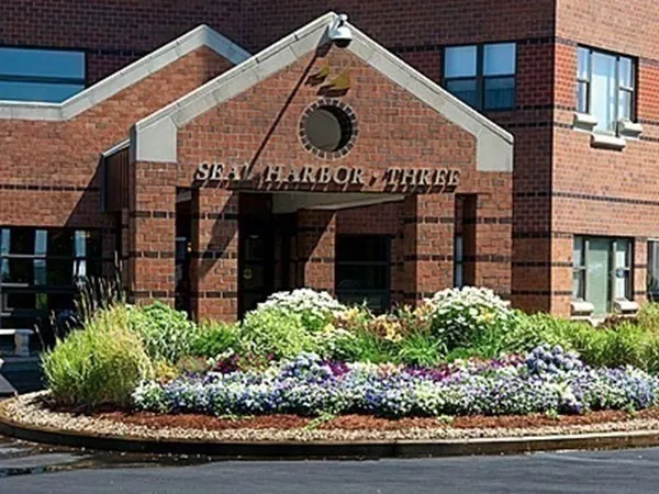 a view of a entryway front of house