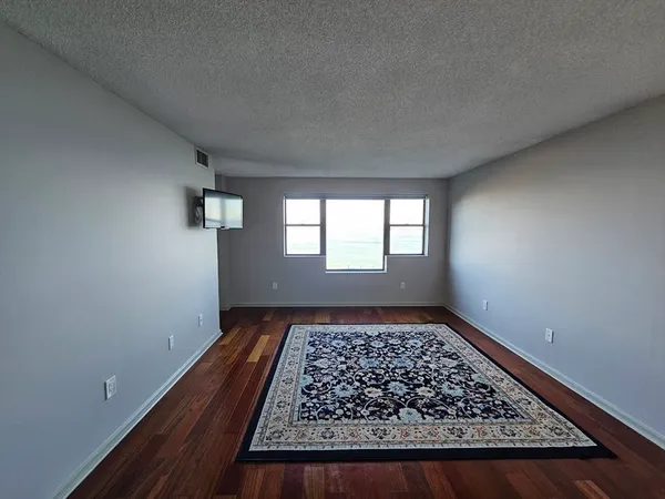 a view of a room with window