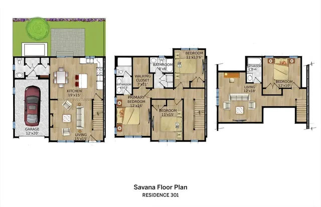 a picture of a floor plan