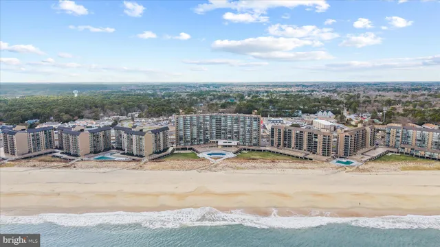a view of residential houses with city view
