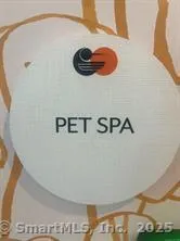 a view of a black gate