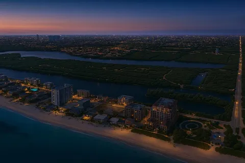 a view of a balcony with a hardwood