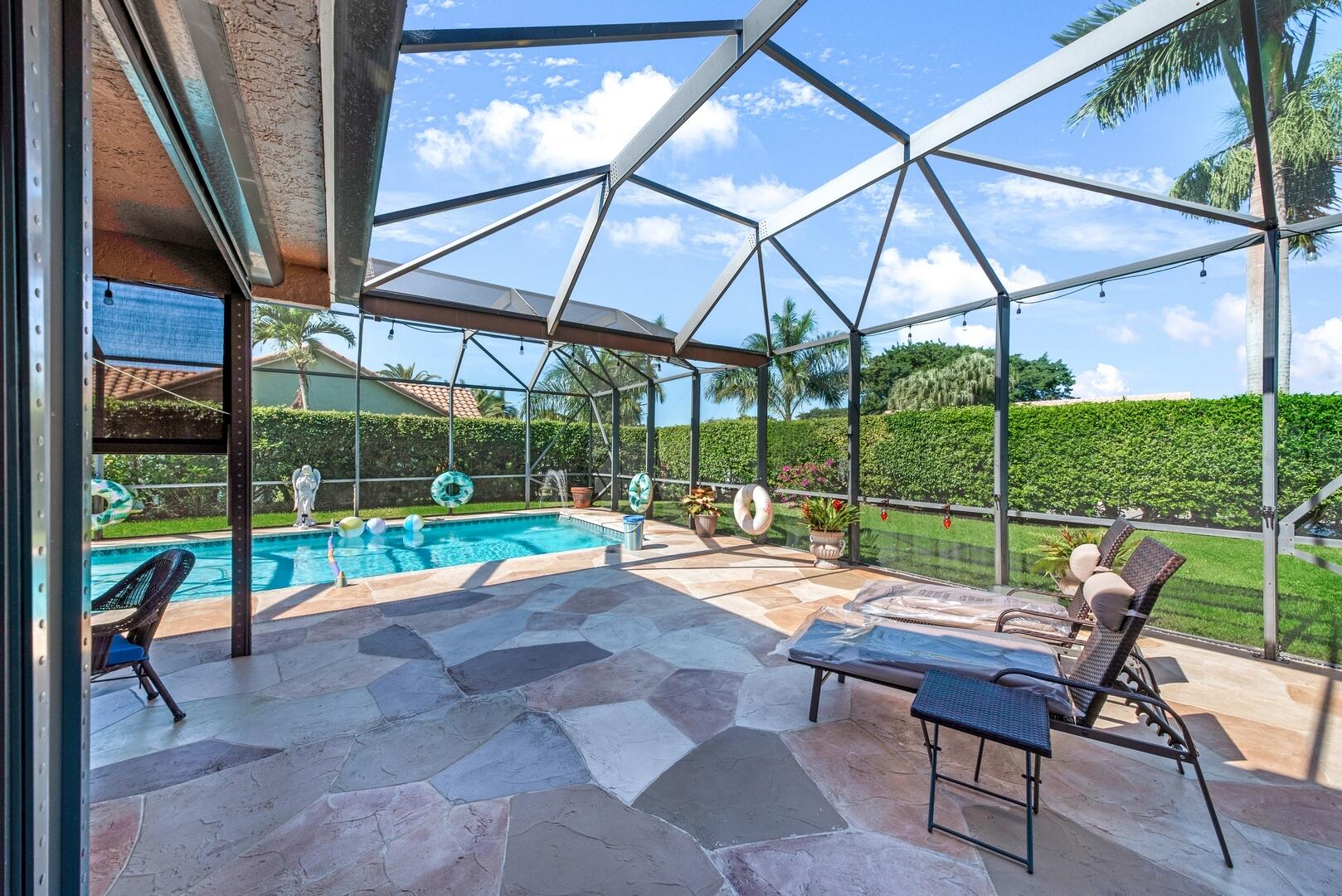 19261 Cherry Hills Terrace Boca Raton, FL 33498 - Photo 32 of 53 Screen Enclosure