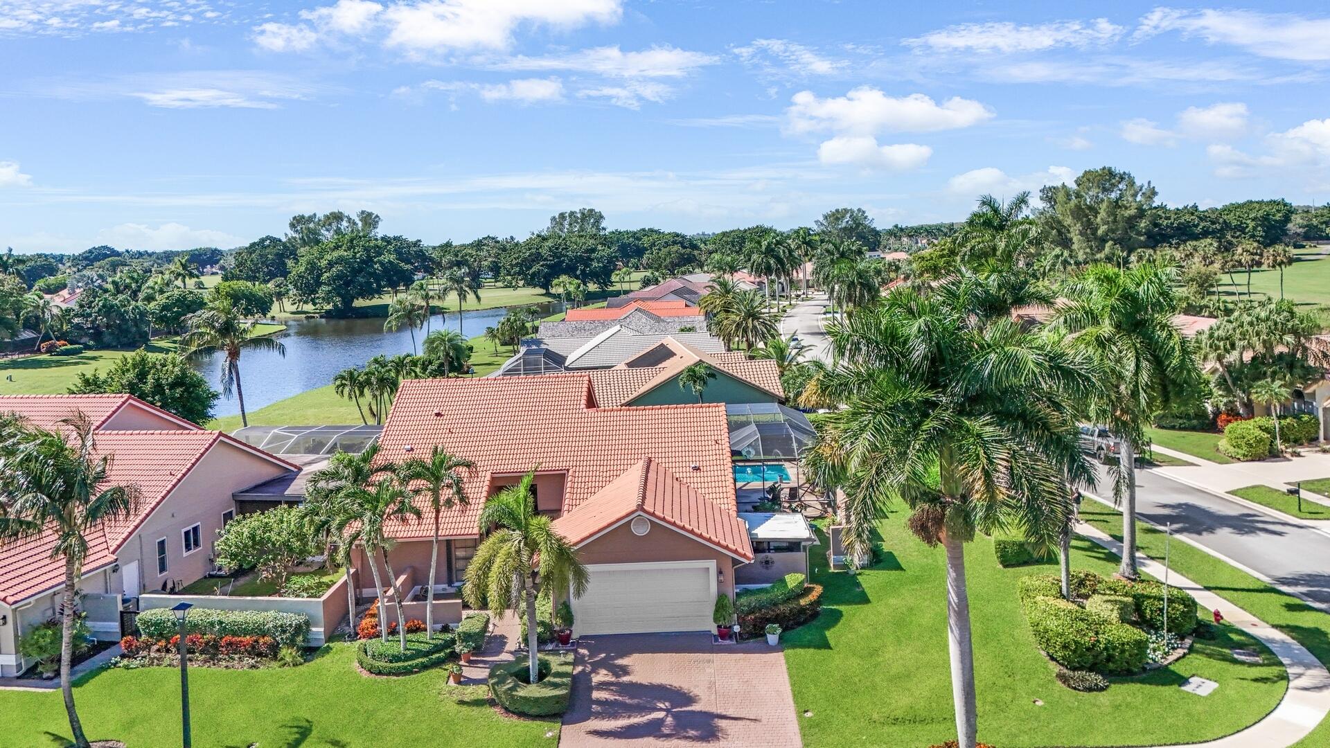 19261 Cherry Hills Terrace Boca Raton, FL 33498 - Photo 40 of 53 an aerial view of multiple house
