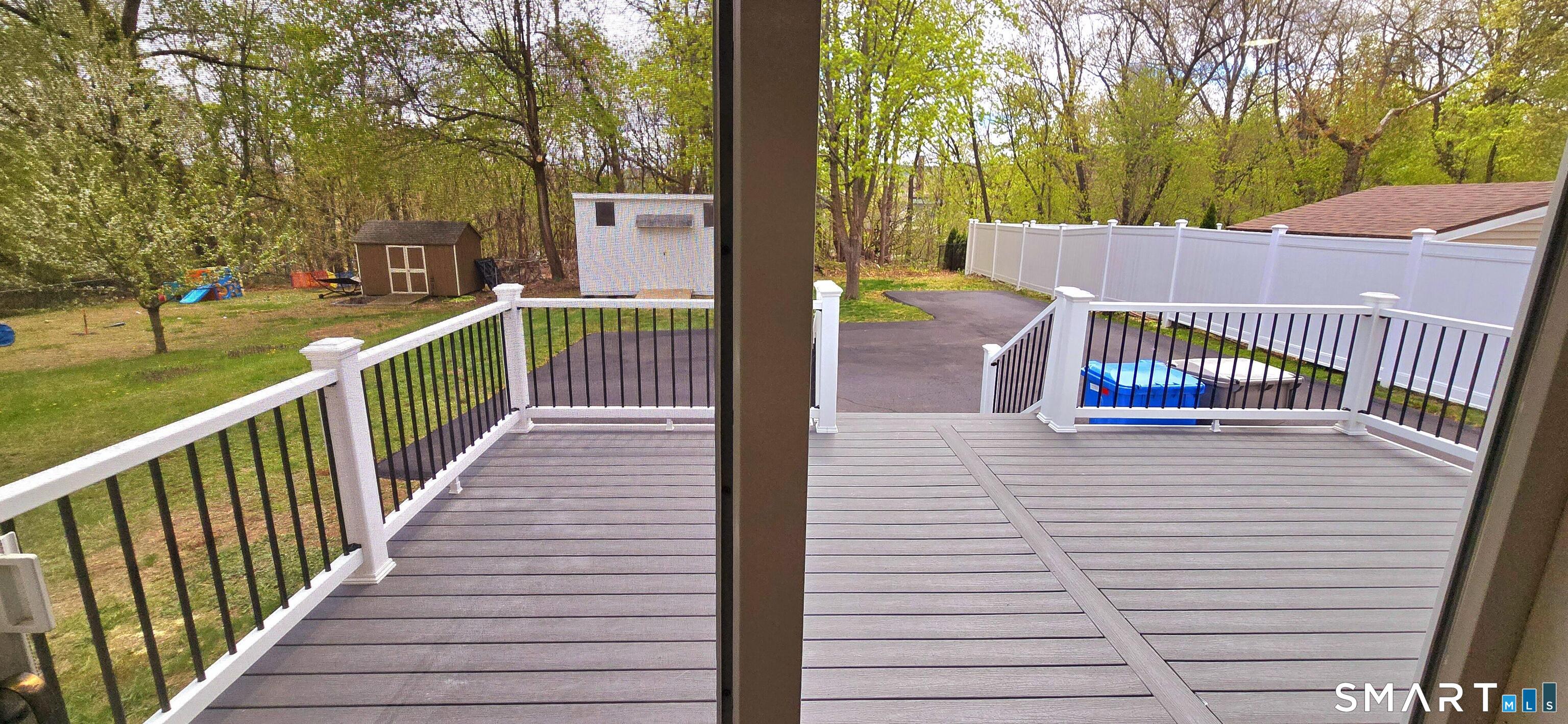 64 4th Street Bristol, CT 06010 - Photo 32 of 44 a balcony with wooden floor