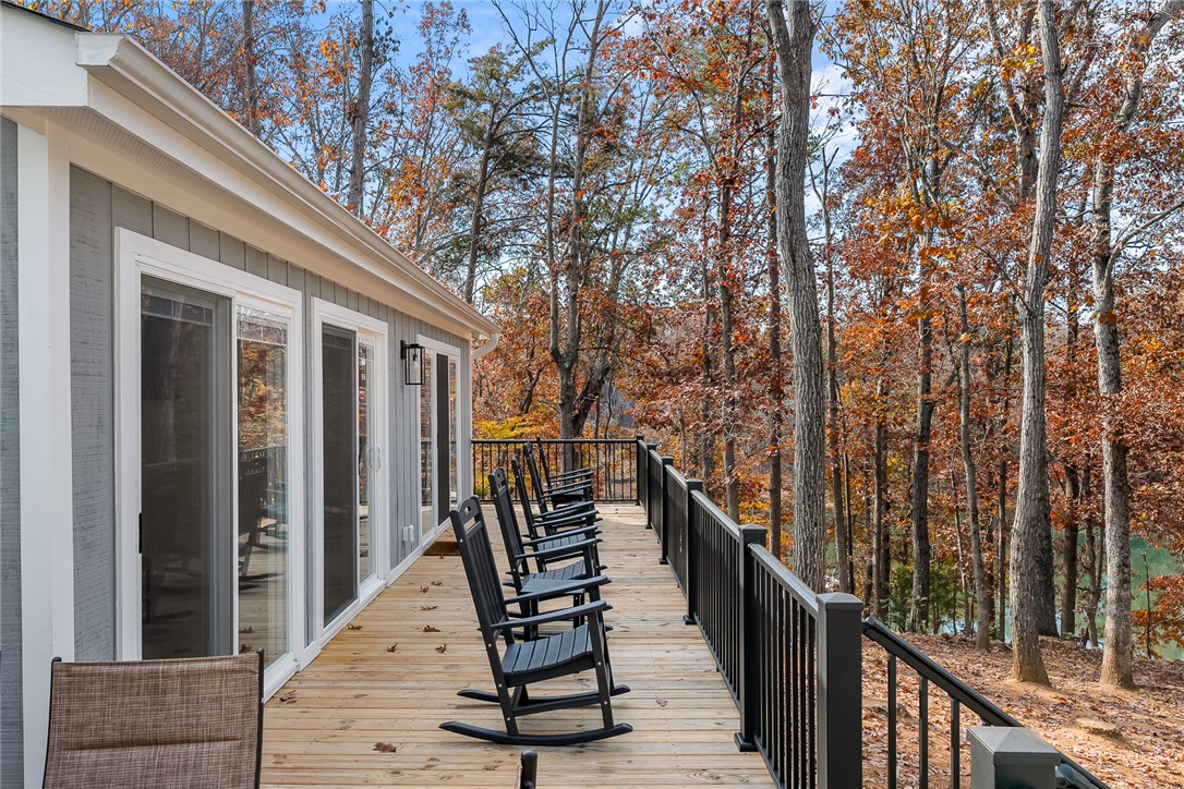 425 Graham Road Anderson, SC 29625 - Photo 39 of 49 Deck off the Primary bedroom and 2nd living room area.