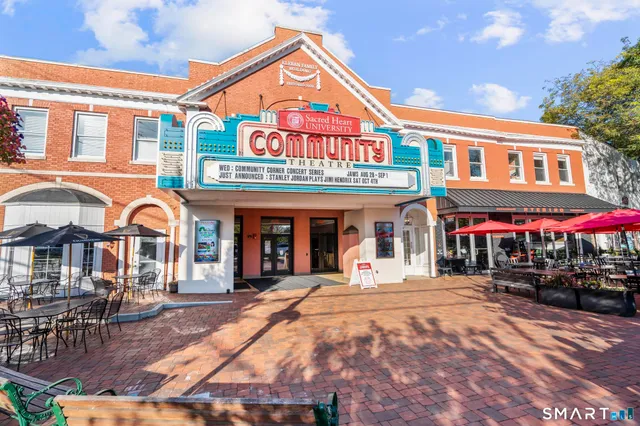 a front view of an apartment