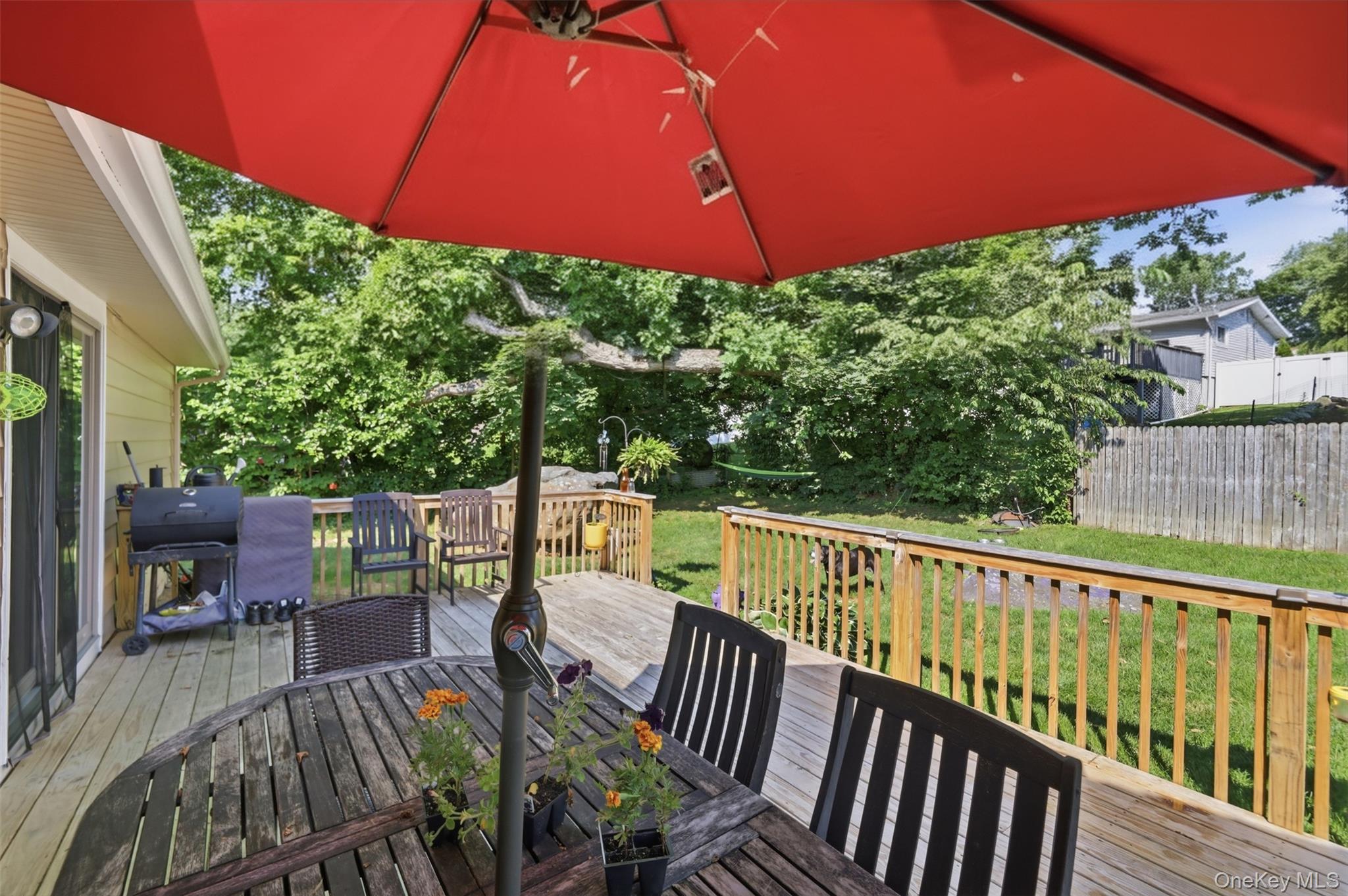 74 Creek Run Road Newburgh, NY 12550 - Photo 14 of 26 Rear yard deck layout.