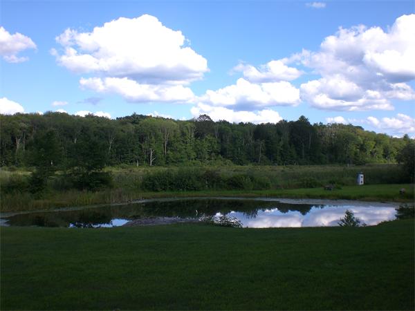 698 Town Farm Road Warren, MA 01083 - Photo 8 of 19 a view of a green field with wooden fence