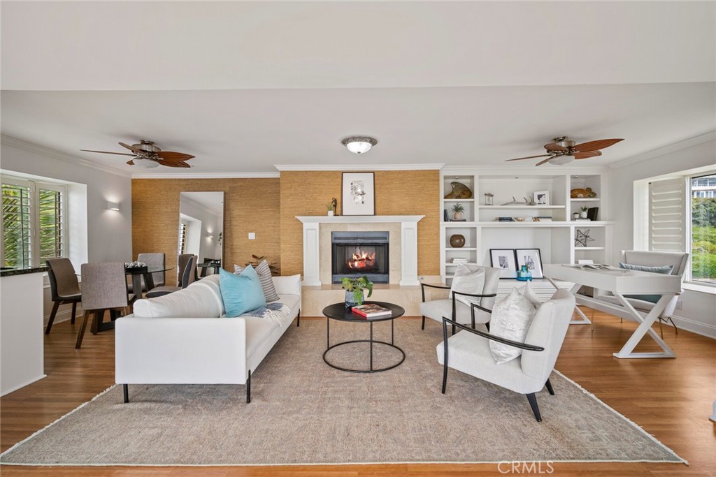 32041 Point Place Laguna Beach, CA 92651 - Photo 37 of 59 a living room with furniture and a fireplace