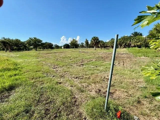 a view of lake with green space