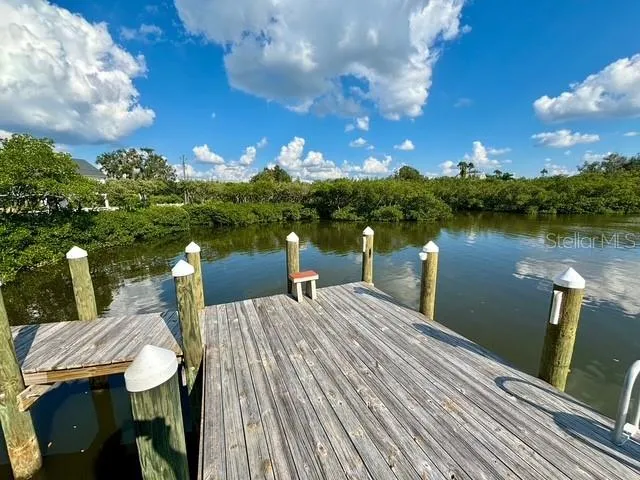 a view of a terrace with seating space