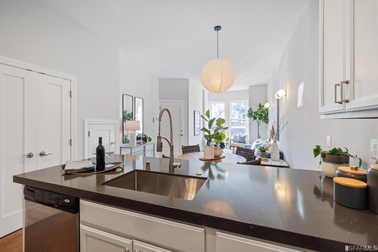 558 Central Avenue San Francisco, CA 94117 - Photo 10 of 23 a close view of sink and mirror
