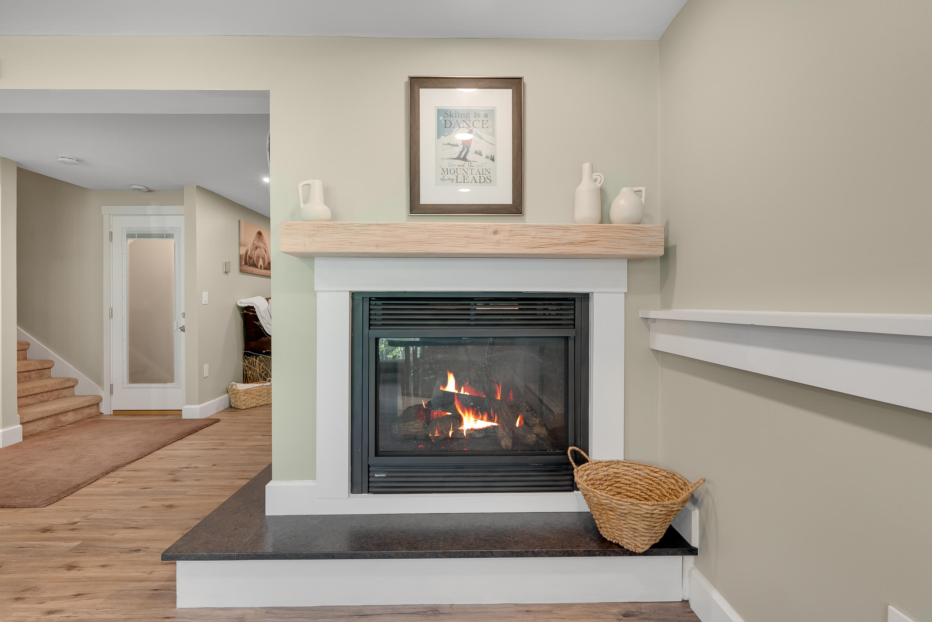 10 East Pinnacle Road, Unit 10 Bridgton, ME 04009 - Photo 11 of 44 Fireplace from the kitchen/dining