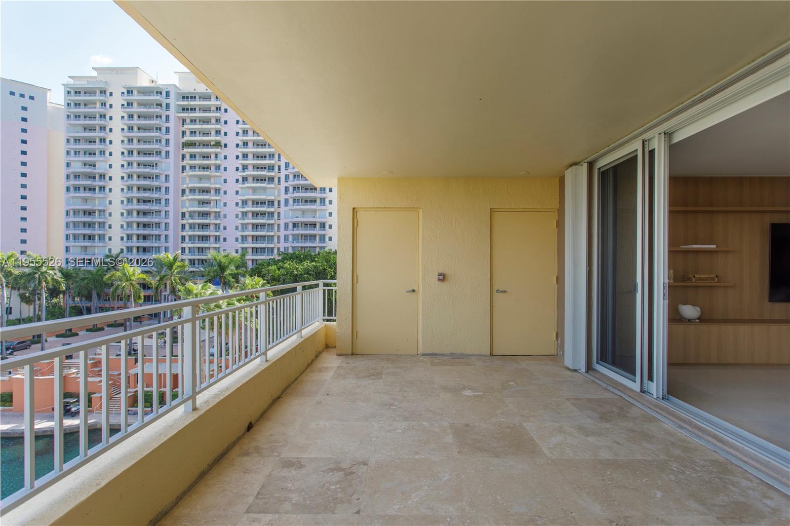 765 Crandon Boulevard, Unit 506 Key Biscayne, FL 33149 - Photo 19 of 19 a view of balcony with city view