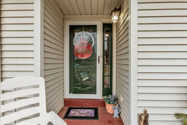 a view of roof deck with patio
