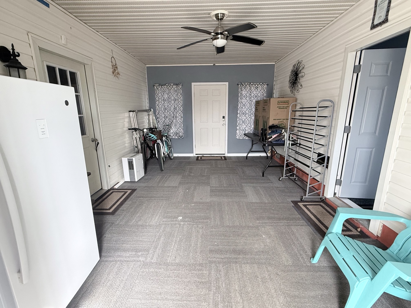 602 William Street Sesser, IL 62884 - Photo 13 of 39 a view of a livingroom with furniture and a ceiling fan
