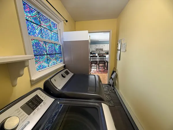 a view of walk in closet