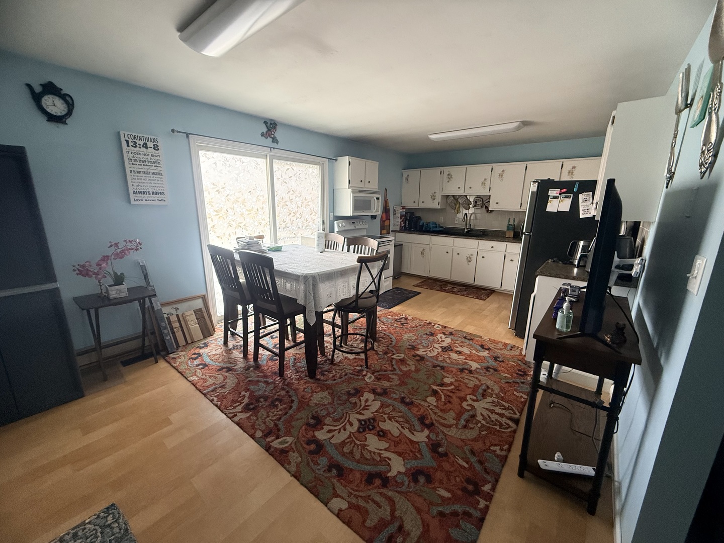 602 William Street Sesser, IL 62884 - Photo 22 of 39 a view of a dining room with furniture and a window