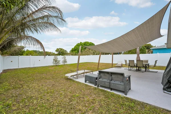 a view of outdoor space yard swimming pool and patio