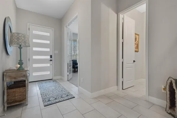 a view of an entryway with staircase