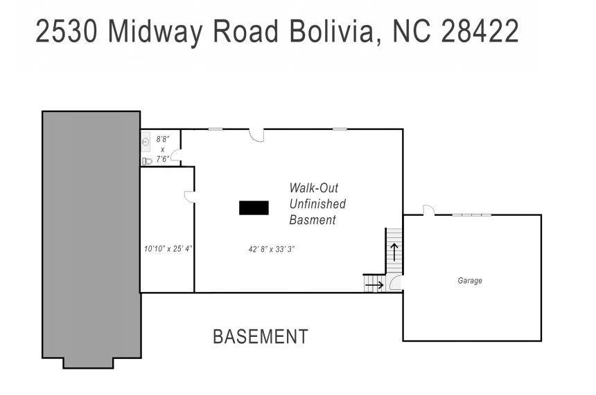 2530 Midway Road Southeast Bolivia, NC 28422 - Photo 89 of 90 basement floor plan