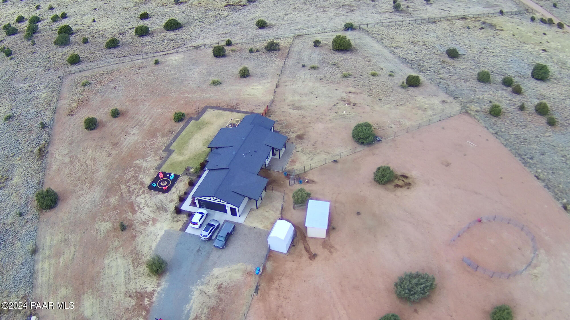 630 Bandit Ridge Road Prescott, AZ 86305 - Photo 34 of 39 Terrell DroneHs&PropBoundaries