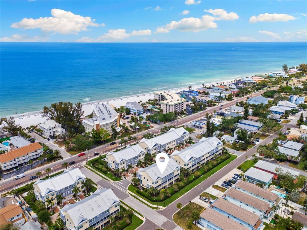 2503 Coral Court Indian Rocks Beach, FL 33785 - Photo 2 of 42 an aerial view of beach and ocean