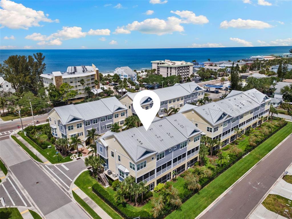 2503 Coral Court Indian Rocks Beach, FL 33785 - Photo 37 of 42 an aerial view of a house with a garden