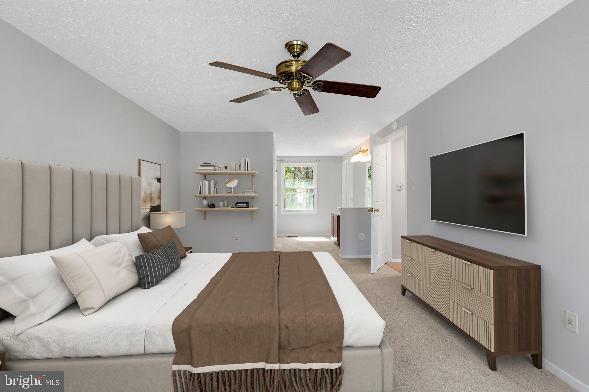 7567 Cloud Court Springfield, VA 22153 - Photo 19 of 46 Virtually Staged Master Bedroom