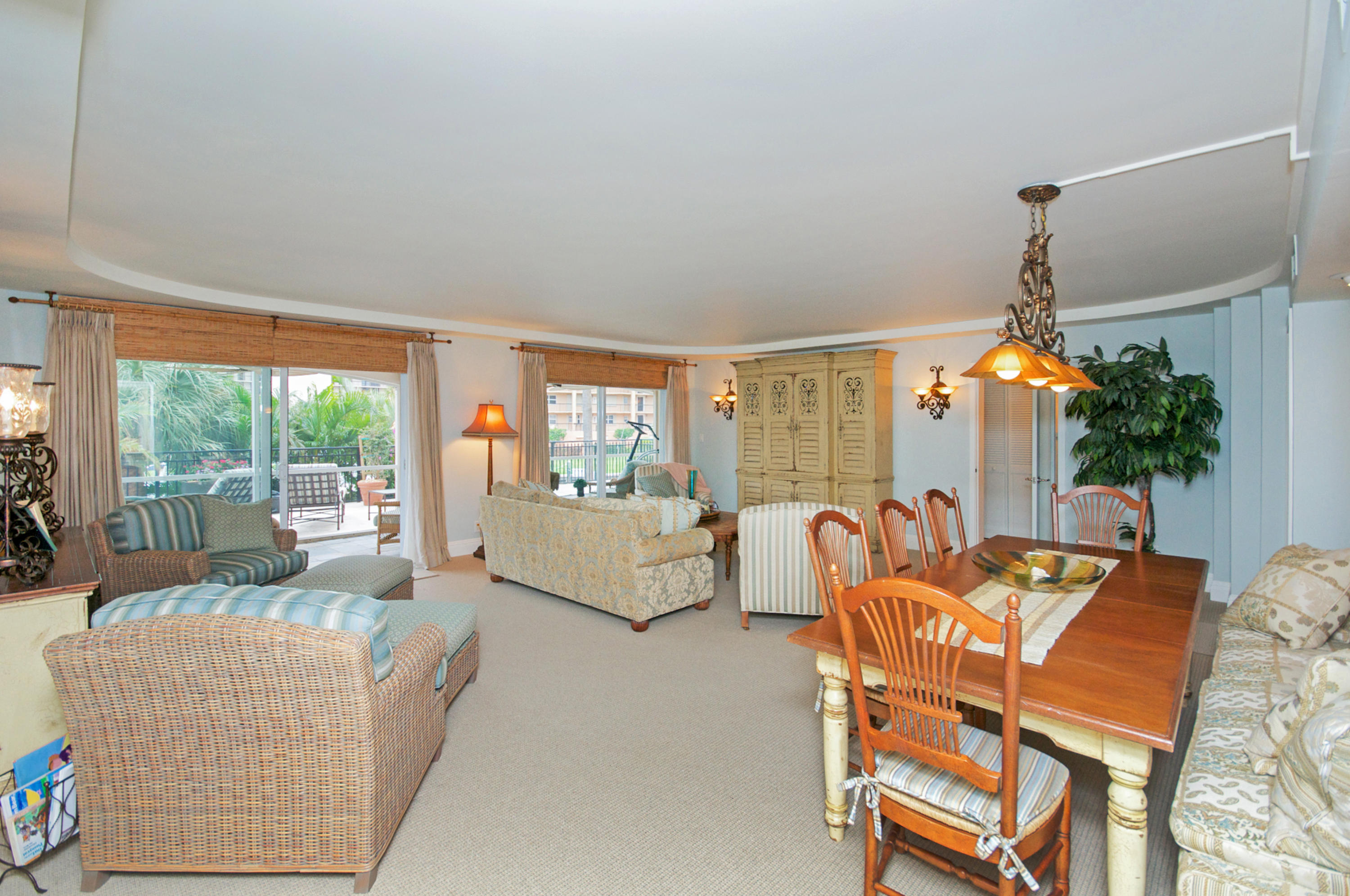 2871 North Ocean Boulevard, Unit V149 Boca Raton, FL 33431 - Photo 5 of 32 Living room and dining area