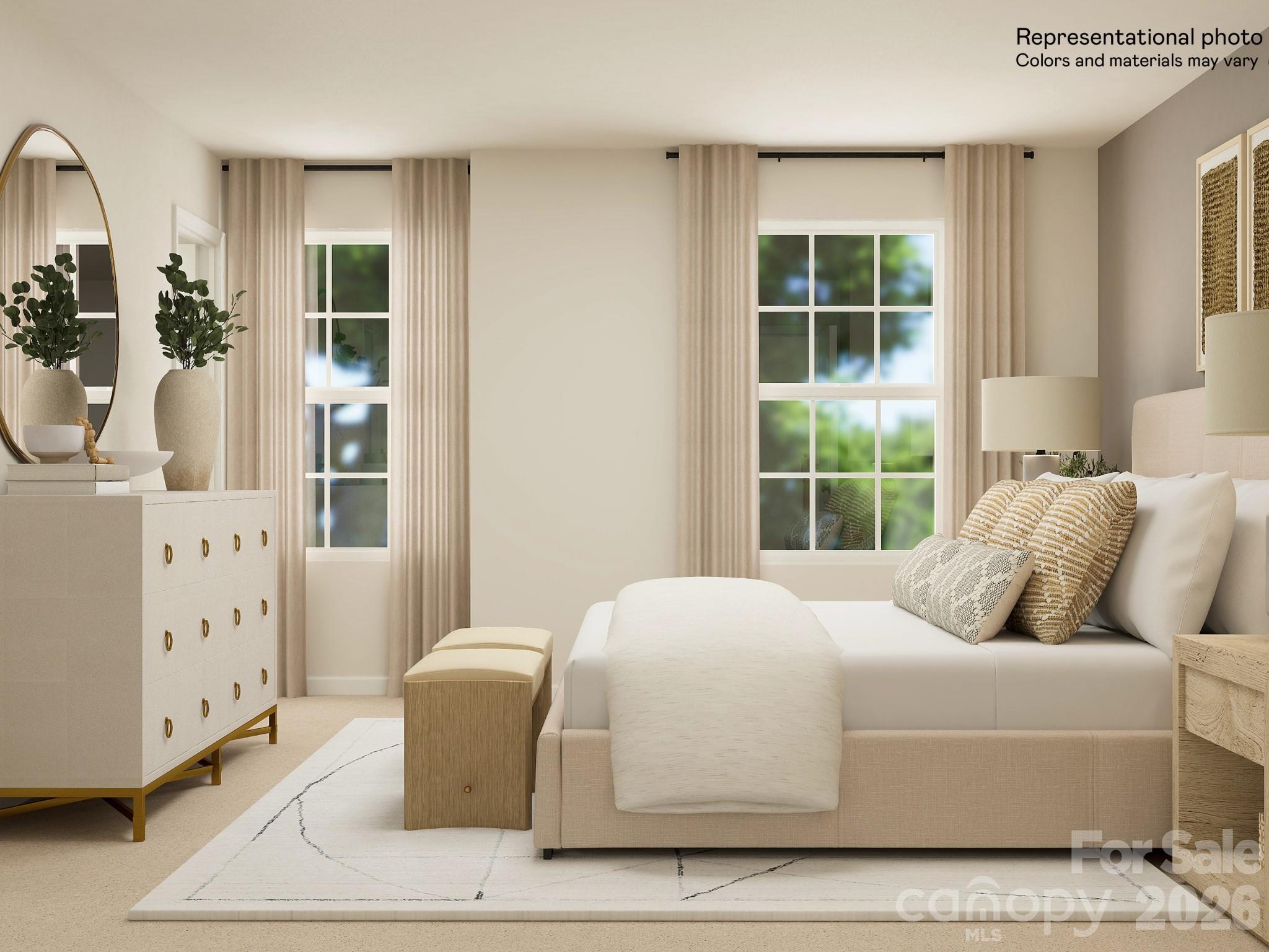 7014 Juneberry Way Maiden, NC 28650 - Photo 19 of 31 a bedroom with a large bed and a window