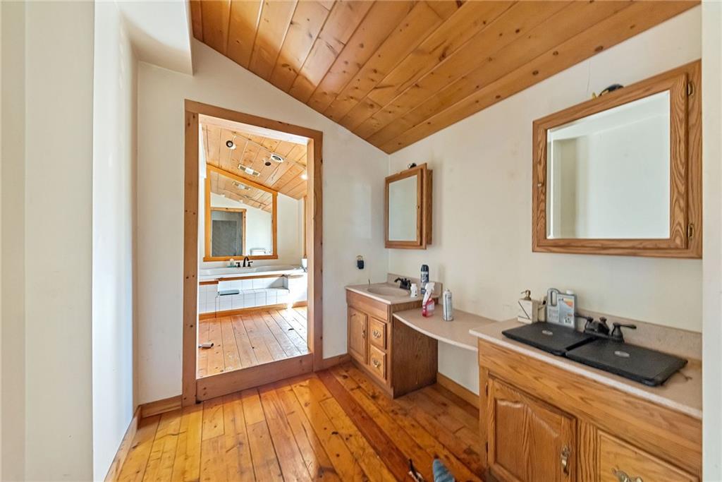 145 Snyder Drive Rochester, PA 15074 - Photo 23 of 37 a kitchen with granite countertop a sink and cabinets