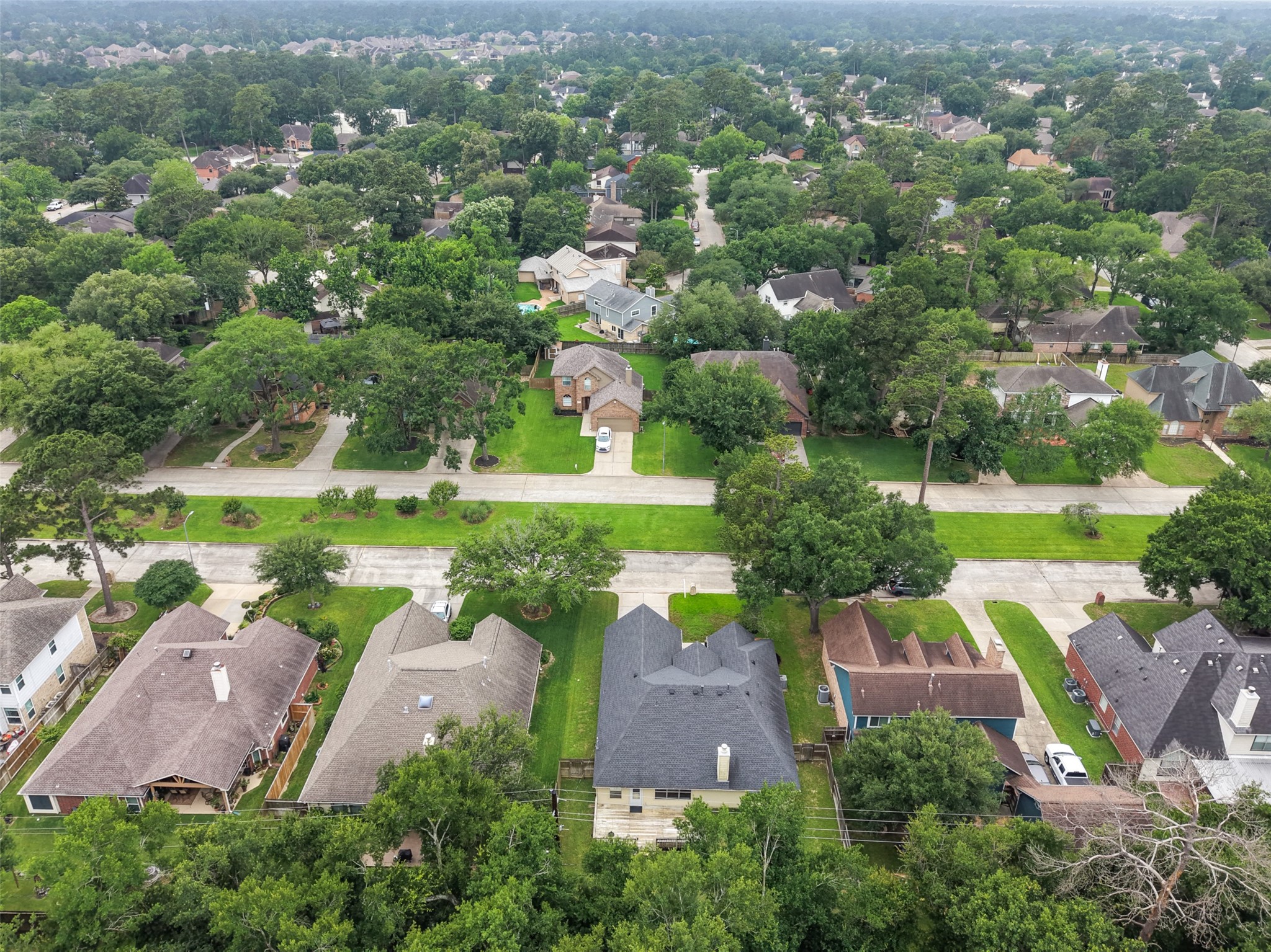 19718 Teller Boulevard Spring, TX 77388 - Photo 37 of 47 an aerial view of a house with yard