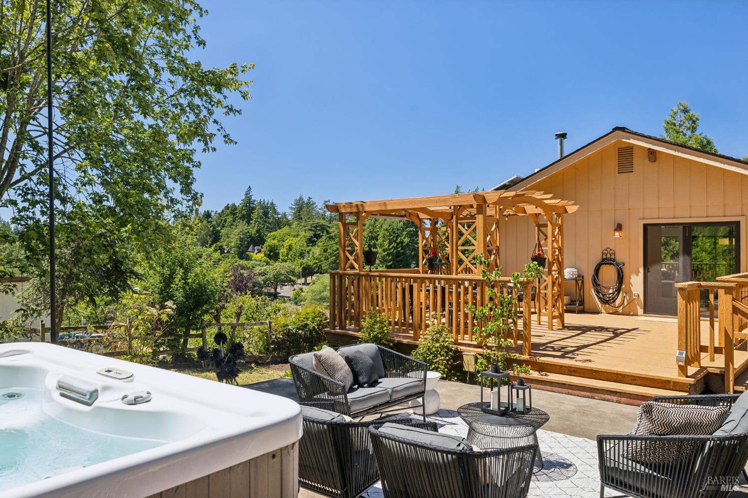 10931 Barnett Valley Road Sebastopol, CA 95472 - Photo 42 of 57 Hot tub near seating...