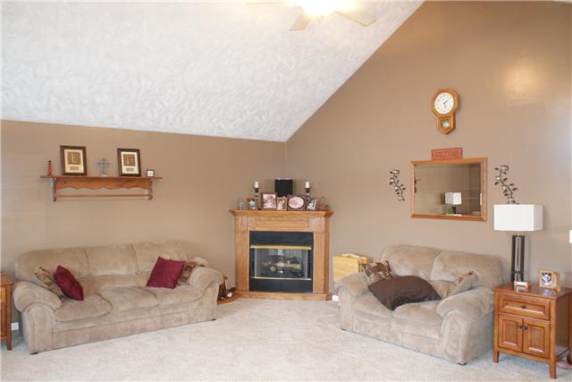 688 Sugar Tree Knob Road Liberty, TN 37095 - Photo 7 of 18 Living area measures 20x20 with propane fireplace and cathedral ceiling.