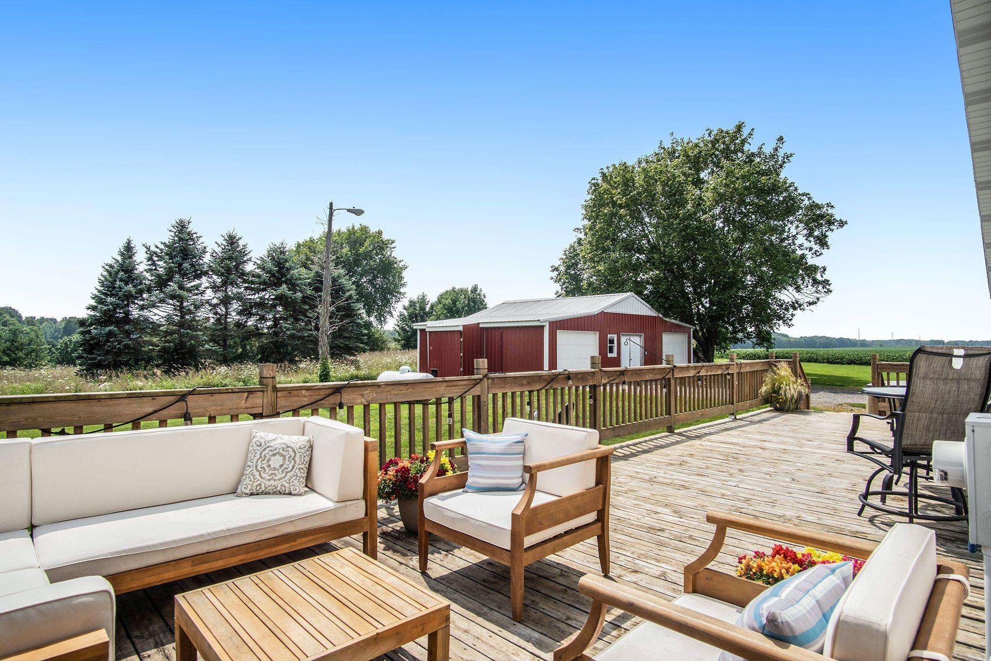 691 North Custer Road Custer, MI 49405 - Photo 20 of 34 Deck View
