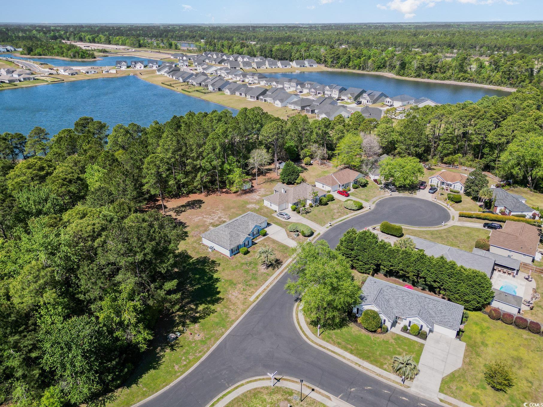 2654 Wild Game Trail Myrtle Beach, SC 29588 - Photo 33 of 37 Bird's eye view with a forest view, a residential