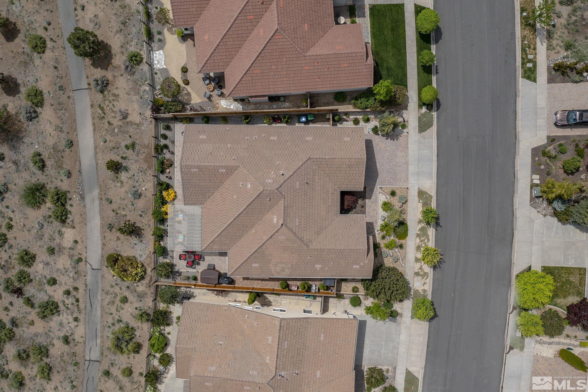 1465 Meridian Ranch Drive Reno, NV 89523 - Photo 36 of 40 an aerial view of a house with a yard