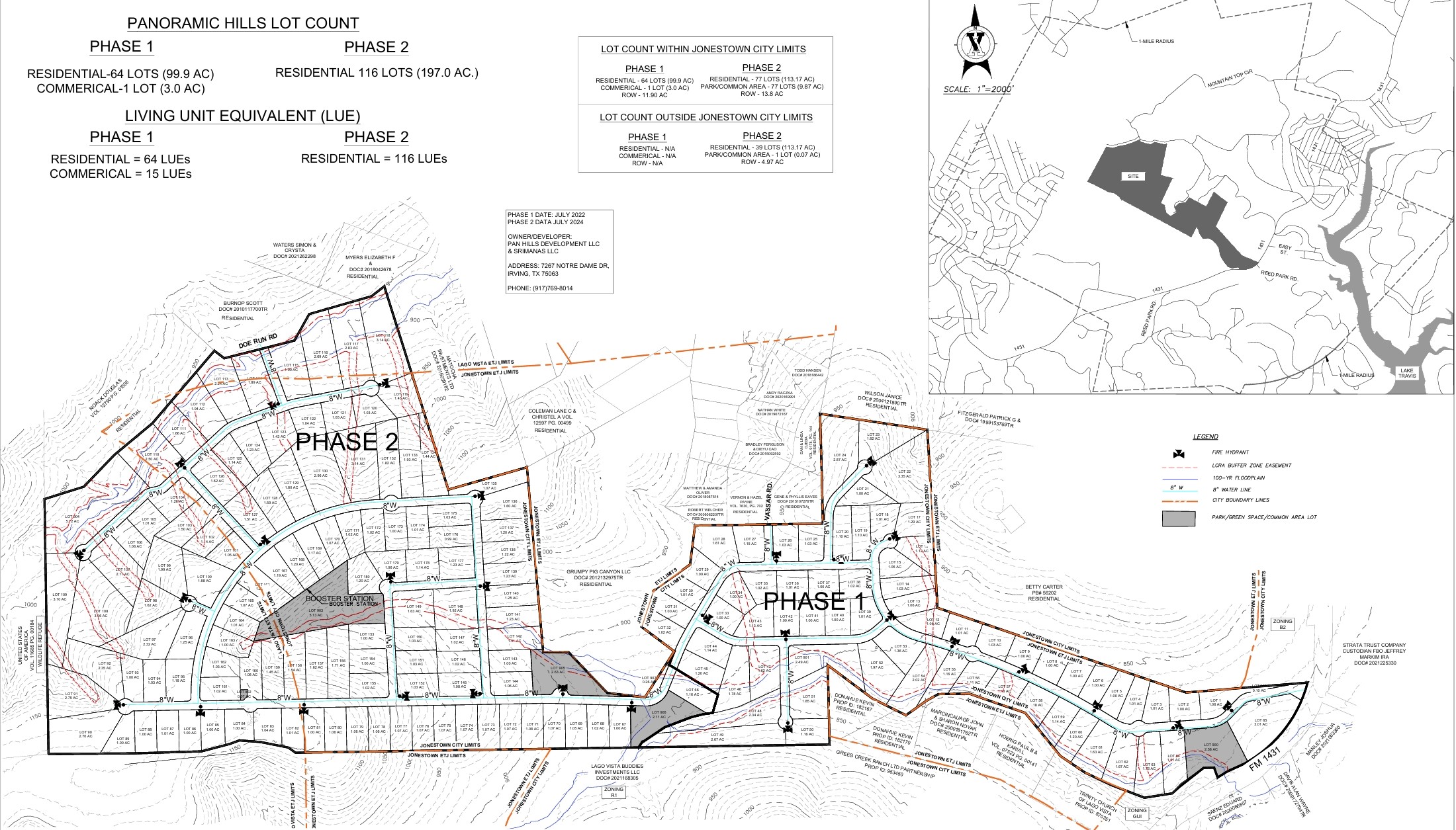 Tbd Vance Circle Road Leander, TX 78645 - Photo 32 of 33 Comprehensive development plat map detailing community layout and phased lot structures.