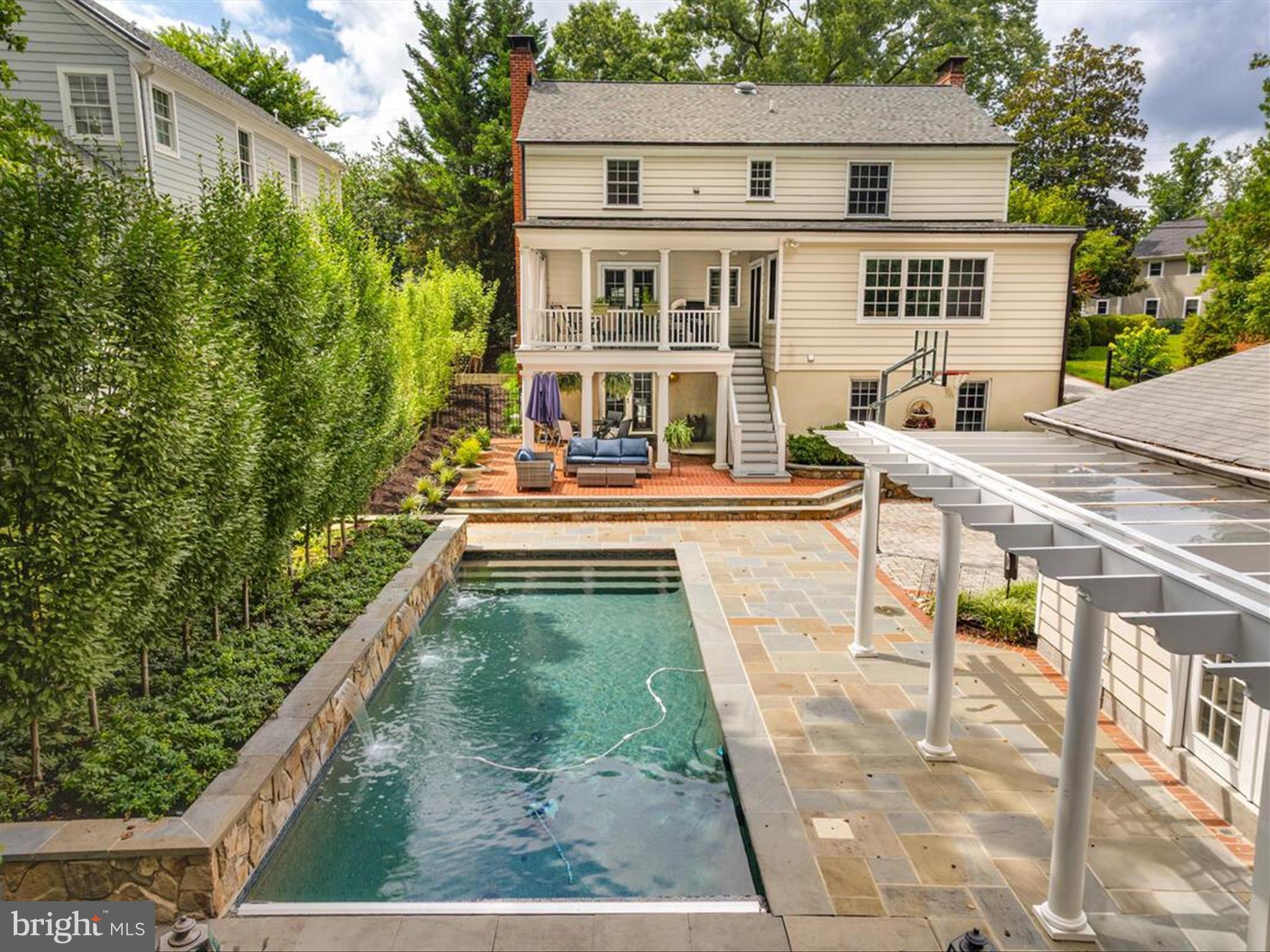 6 Brice Road Annapolis, MD 21409 - Photo 2 of 107 Back of Home with Stunning Pool
