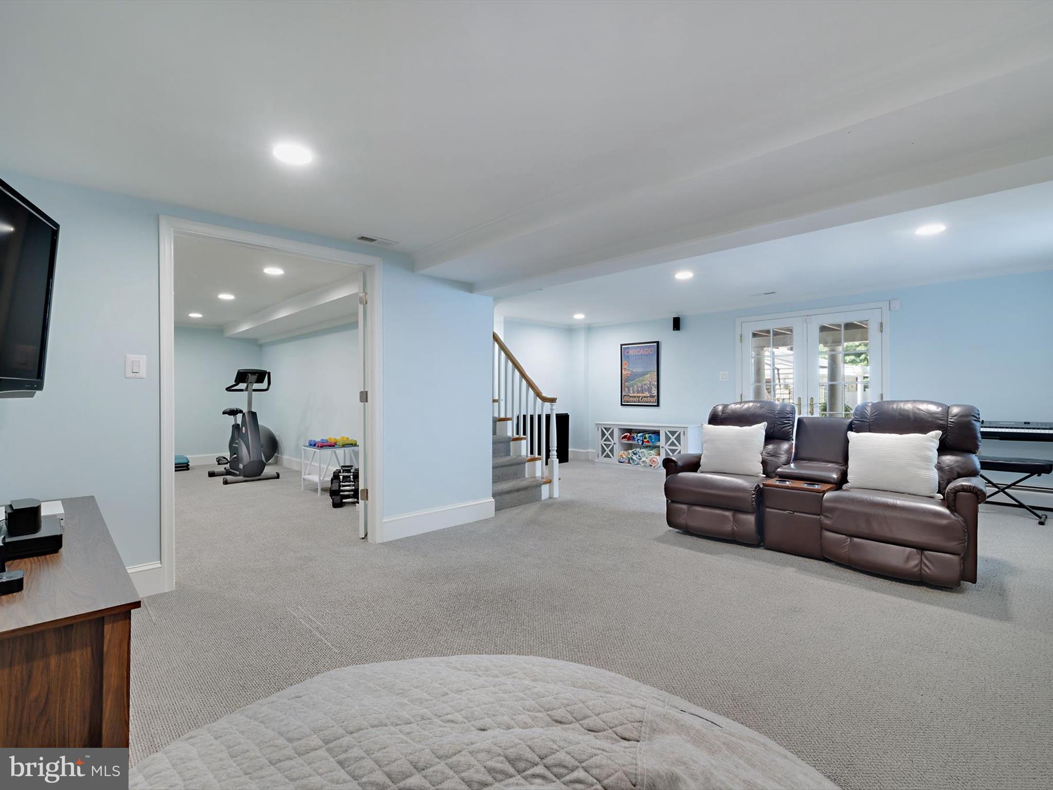6 Brice Road Annapolis, MD 21409 - Photo 36 of 107 a living room with furniture and a flat screen tv
