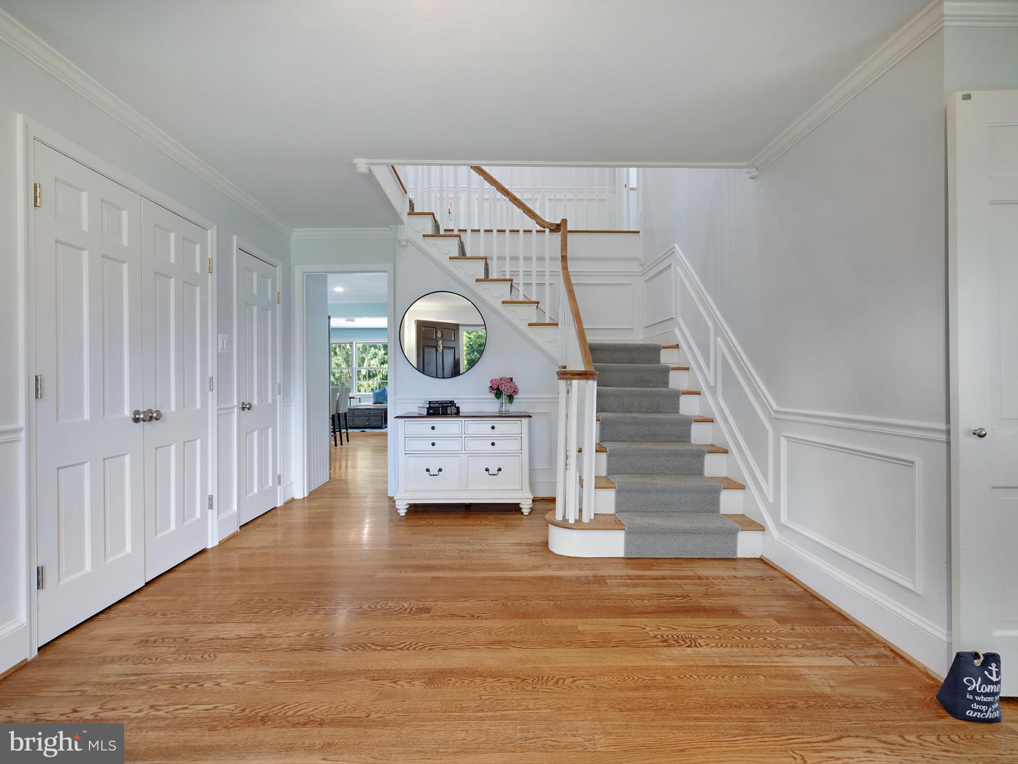 6 Brice Road Annapolis, MD 21409 - Photo 4 of 107 a view of entryway and hall with wooden floor