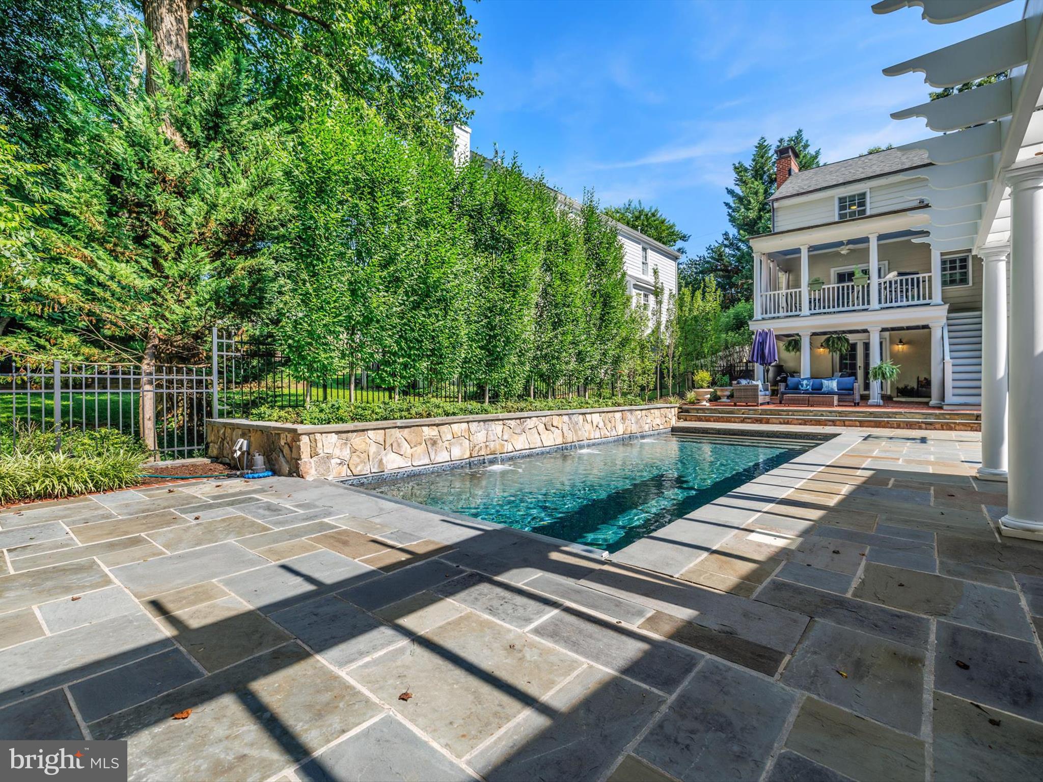 6 Brice Road Annapolis, MD 21409 - Photo 58 of 107 Beautiful Hardscaping around Pool