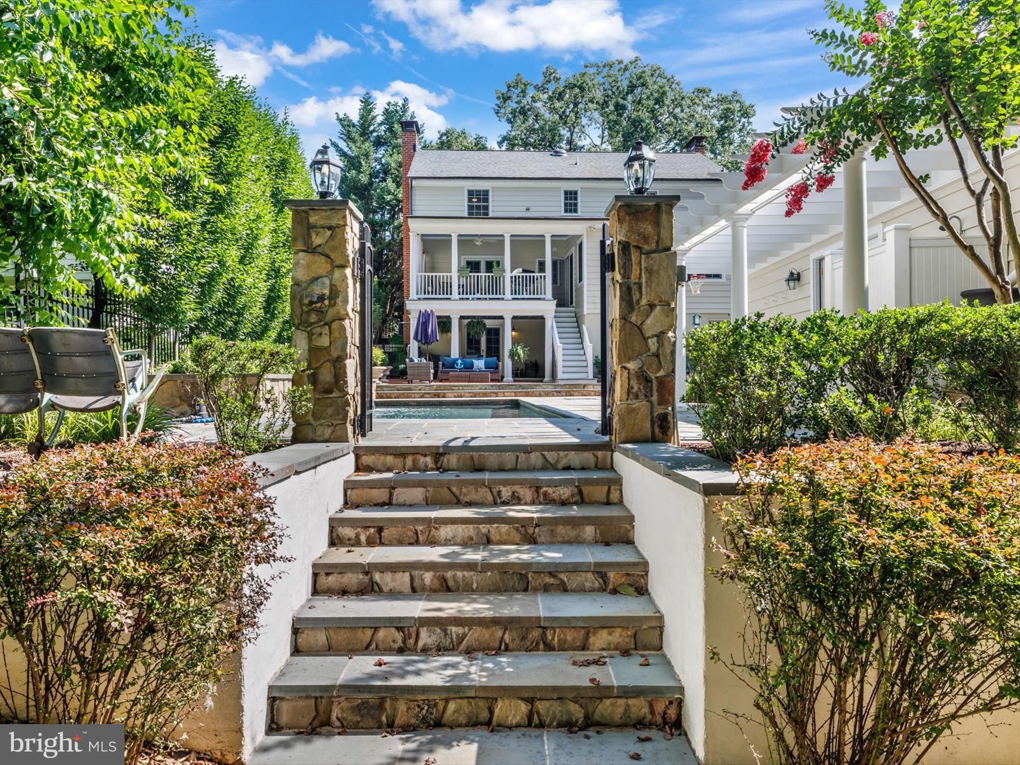 6 Brice Road Annapolis, MD 21409 - Photo 59 of 107 a front view of a house with a garden
