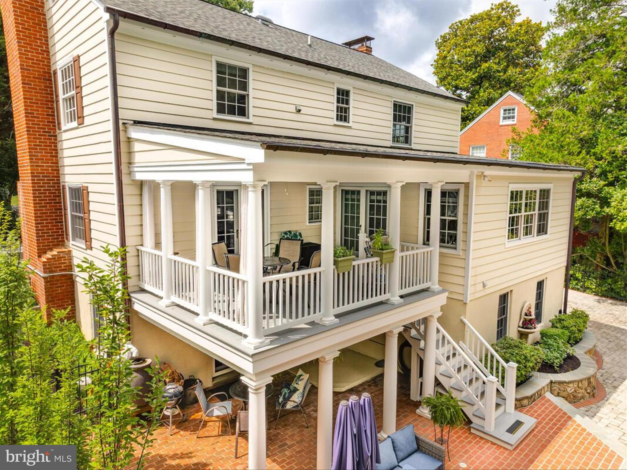 6 Brice Road Annapolis, MD 21409 - Photo 85 of 107 a front view of a house with balcony